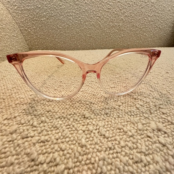 QUAY All Nighter Blue Light Glasses Pink and Clear Frame Bluelight Blocking Lens - Picture 8 of 9